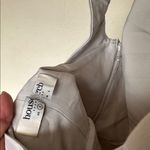 House Of CB HOUSE OF‎ CB 'Debutante' French Dove Moire Satin Backless Midi NWOT Photo 10