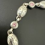 Brighton Retired Power Of Pink Breast Cancer Love Heals Heart Charm Bracelet 26g Photo 12