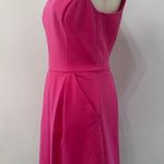  Trina Turk Women's Round Neck Sleeveless Fit Flare Mini Dress Pink 2 Photo 2
