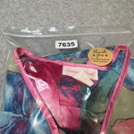 Vintage Sears Carriage Court Zip Robe Housedress Womens S 8/10 Pink Floral Photo 14