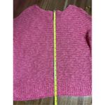 Ralph Lauren Lauren Jeans Co •Womens S Linen Blend Sweater Suede Leather Lace Up Photo 5