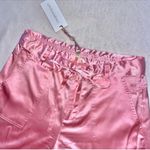 Love Shack Fancy NWT  Cedric Cargo Silk Pant in Sweet Pink size 0 Photo 4