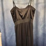 Rehab Black Maxi Bodysuit Dress Photo 1