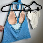 Sunsets Lands End Blue Polka Dot Halter Tankini Swimsuit Top & Bottom XL‎ 16 Photo 2