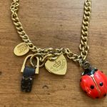 Juicy Couture Retro Pam & Gela Lady Bug Charm on a Gold Chain Photo 1