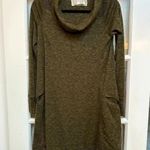 Anthropologie | Saturday Sunday Moss Green Crochet Back Swing Dress Size XS Photo 2