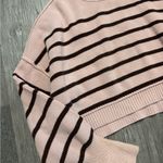 Free People  Easy Street Cropped Striped Sweater Photo 2
