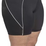 Reebok NWT  Women's Workout ​Ready Poly Shorts in Black, Plus Size 1X Photo 2