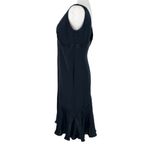 John Varvatos Women Midnight Black Midi Dress Size 46 Fits Like S/M Size M Photo 3