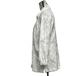 Sag Harbor  Ivory Eyelet Embroidered Blouse Women’s L Lagenlook Coastal Beach Top Photo 3