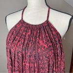 Free People  Double Dutch Flowy Halter Tunic Tank Top Bright Red Extra Small XS Photo 3