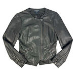 Lucky Brand  Black Moto Jacket Size Medium Photo 0