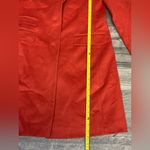 J.Crew Vibrant Red Trench Coat Photo 7