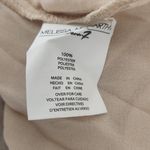 Seven7  Melissa McCarthy Beige Sleeveless Sheer Tank with Pleated Back Sz 3X NWT Photo 5