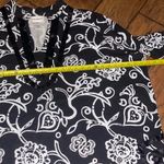 Veranesi Black and White Elegant Blouse 3/4 sleeves top shirt woman’s 4X Photo 5