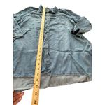 Match Point USA Denim Jean Shirt‎ Jacket Womens XL Shacket Pockets Blue #Y9 Photo 5