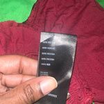 Urban Outfitters  Women's Burgundy Off-Shoulder Top size Large Photo 6