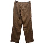 Lauren Ralph Lauren Women's Lined Brown Linen Wide Leg Dress Pants Size 6P Photo 1