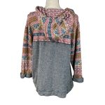 Anthropologie  Saturday Sunday Medium Lesia Sweatshirt Hoodie Pullover 3/4 Sleeve Photo 5