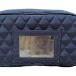 Vera Bradley  Travel Medicine Case Navy Blue Cosmetic‎ Bag Quilted Fabric Photo 0