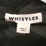 Whistles Silk Blend Bodycon Dress Botanical Floral Print Light / Navy Blue 8 Photo 4