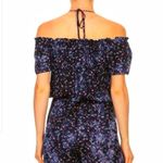 New Arrival!💥Floral Romper Off Shoulder Cold Navy Size M Photo 1