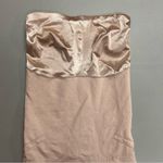 Spanx Slimmer & Shine Full Body Slip Shapewear Nude Satin Womens Size Medium Photo 2