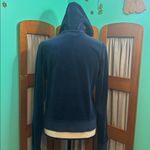 Juicy Couture  Deep Blue Velour Hoodie Photo 7