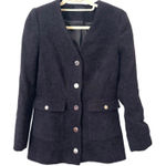 1. State 1.‎ STATE Classic Buttoned Peacoat Black NWOT Small Photo 0