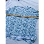 Lands End woman’s size XL outdoors beach boating top Blue Photo 2