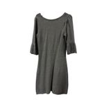 Decree Women's Gray Cable Knit Bell Sleeve Sweater Dress Size L G Photo 4
