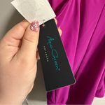 Aqua Green NWT  Ruched Purple Magenta One Piece Swimsuit V-Neck‎ Slimming 17 Photo 3