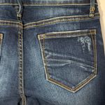 Driftwood NWOT Colette Straight Leg Floral Trim Raw Hem Jeans Size 25 Photo 10