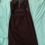 O’ Delilah Black Bodycon Lace Back Cutout Dress Size M Photo 1