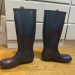 Hunter Iridescent/Oil Slick Tall Rain Boots Size 7 Photo 6