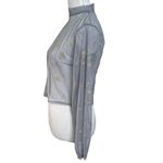 superdown Janice Sheer Top Grey Metallic Stars Constellation Womens Size XS Photo 7