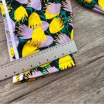 Adidas  ORIGINALS CYCLING SHORTS FLORAL MULTI RETRO yellow/purple MEDIUM #67 Photo 6