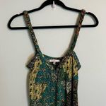 Moa Moa  Boho Green Print Maxi Dress Size Small Photo 1