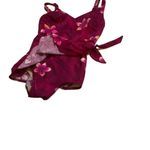 L.L. Bean Women's Pink Floral Tankini Set Size 12 Adjustable Straps Underwire​ Photo 1