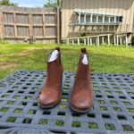 BP Lance Block Heel Bootie In Cognac Oiled Leather by size 8 Photo 2