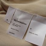 Reformation NWT Callalily Maxi in Champagne Full Length Tank Wrap Dress 10 $428 Photo 3