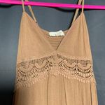 No Comment Brown Graphic Dress Photo 1