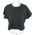 Madewell  Grey Short Sleeve Crew Neck Top Size S NWT Photo 0