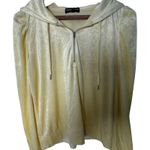 Generation Love Primrose Hoodie Small Butter Yellow Velvet NWT Women's Pullover Photo 8
