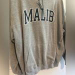 Brandy Melville Hoodie Oversized In Grey Sz L Photo 3