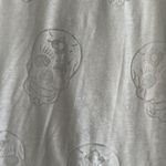 Terez  White Skull Sheer Long Sleeve Women’s Top Photo 1