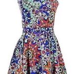 Nanette Lepore L’Armour Kaleidoscope Fit & Flare Bold Sleeveless Lined Dress Photo 0