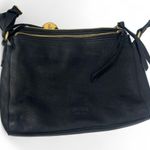 MARGOT Anthropologie Jules Crossbody Purse Bag Black Leather Pebbled Women's Photo 6