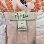 Style & Co NWT Women’s Size 10 Floral Mid Rise Chino Shorts Photo 11