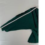 Koche Elegant Emerald Green Blouse Jacquard Black Lace Embroidered Size 36 or 6 Photo 11